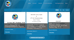 Desktop Screenshot of europeankaratefederation.net